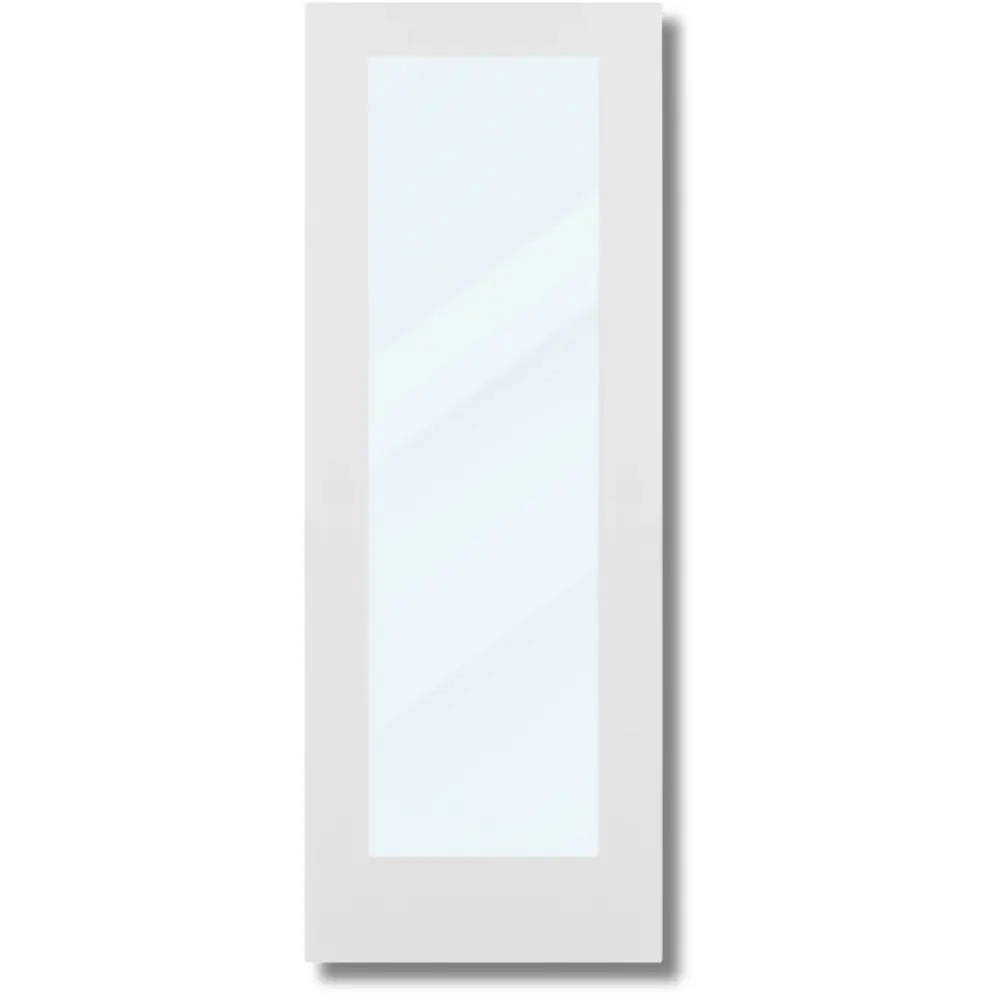 1 Panel Solid Core Interior Door (Clear Glass) - 30 x 96